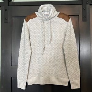 XRAY Jeans NWT Mens Grey & Brown Pullover Sweater Size M